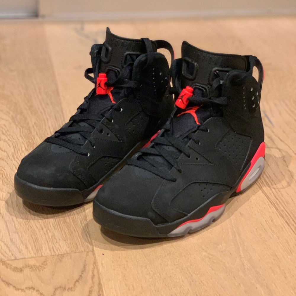 Jordan 6 Retro 2014 Black Infrared Men US 8